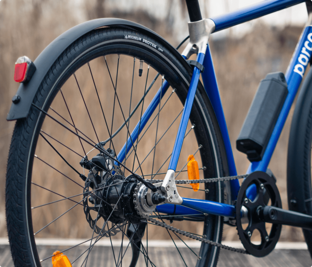 roue arrière vélo